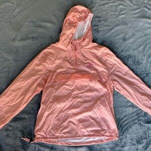 Obey Light Pink Hooded Raincoat